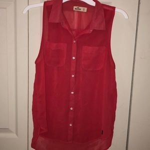 Collared tank top from Hollister